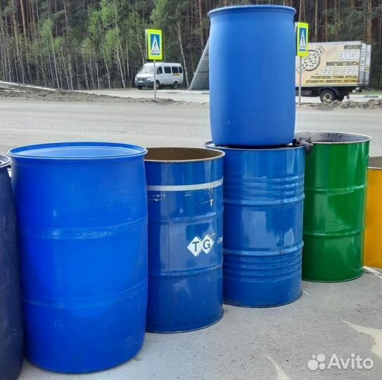 Бочка металлическая 220 литров