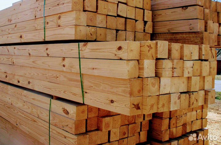 Брус обрезой естественной влажности хвоя 1 сорт
