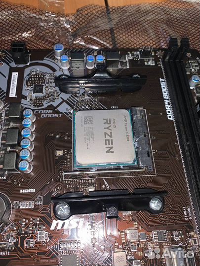 Компект Ryzen 5 5500 + MSI B450M-A pro max