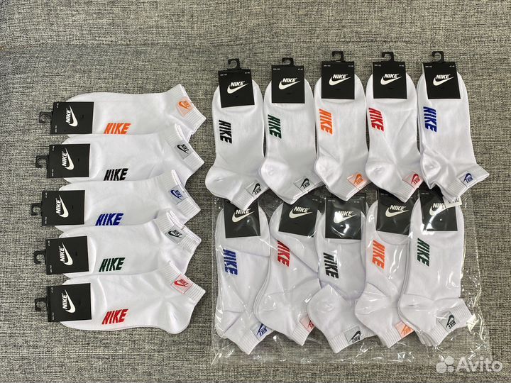 Носки nike короткие 10 пар