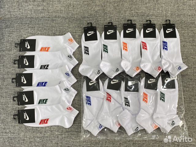 Носки nike короткие 10 пар