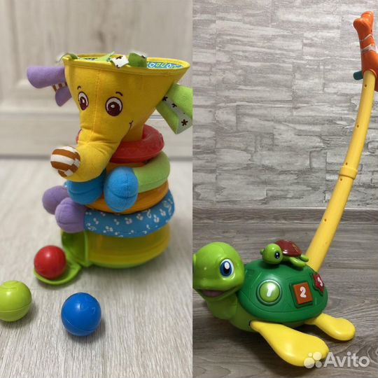 Музыкальные развивающие игрушки. Каталка