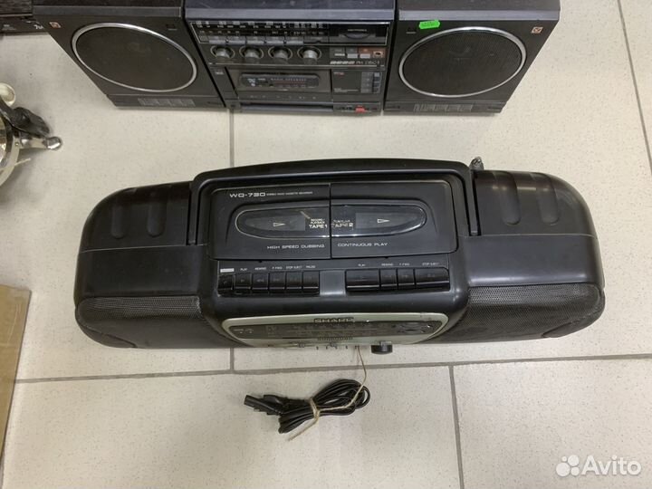 Магнитофон двух кассетный Sharp X-Bass