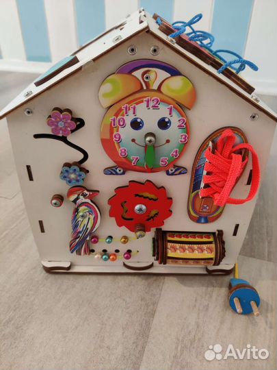 Бизиборд домик со светом