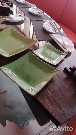 Фарфоровая посуда, меламиновая, деревянные доски д