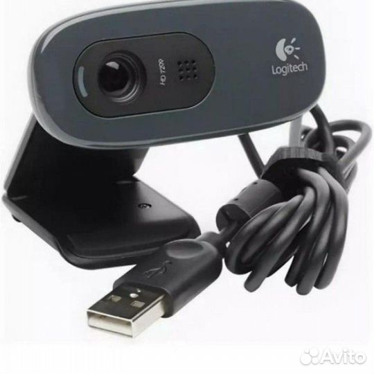 Веб-камера logitech C505E HD 720p, черный