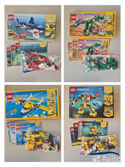 Lego city, lego Crеаtor и много других наборов