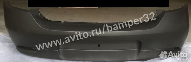 Бампер Рено Логан задний 2014