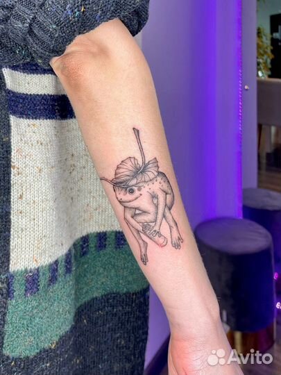 Татуировка в студии