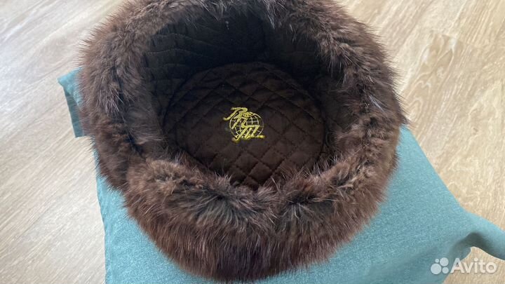 Мужская зимняя шапка отдатровая 55-56 размер