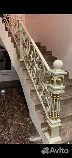 Кованные перила для лестницы