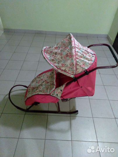 Детские санки коляска бу