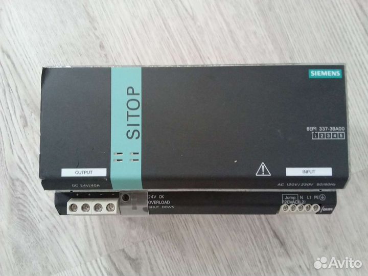 Блок питания siemens sitop modular 40A 6EP1337-3BA