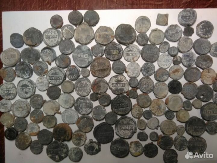 Пломба свинцовая. жд. Старинные. Коллекция