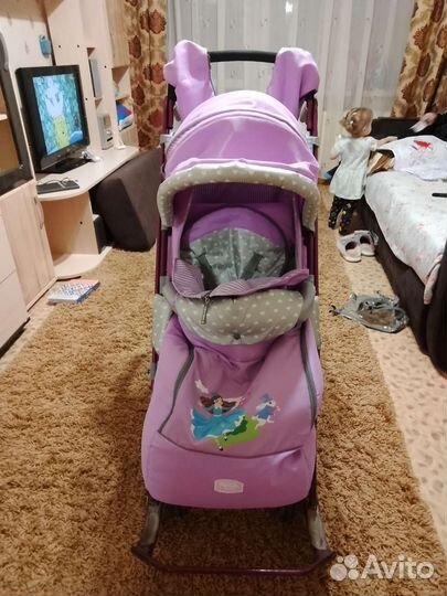 Коляска санки