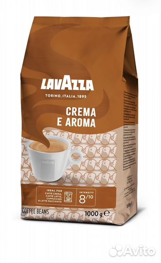 Кофе Lavazza Crema e Aroma, 1 кг авито Доставка