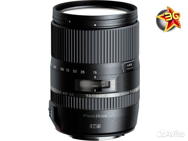 Объектив Tamron 16-300 f/3.5-6.3 Di II VC PZD Macr