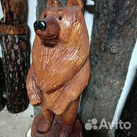 Как вырезать медведя из дерева своими руками