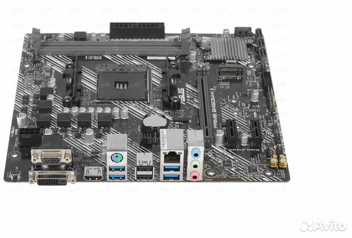 Новая Материнская плата asus prime B450M AM4