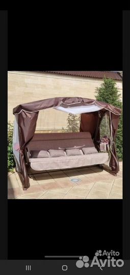 Садовые качели кокон