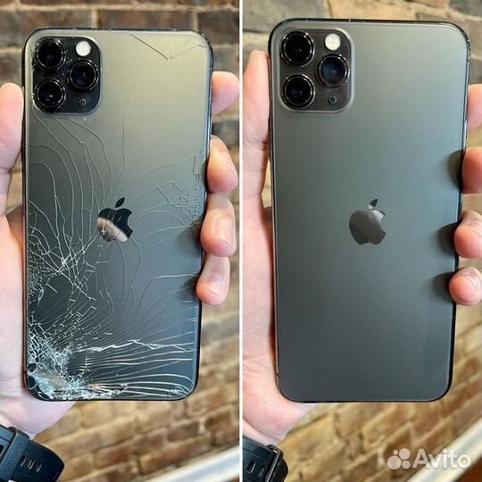 Ремонт задней крышки (стекла) iPhone замена корпус