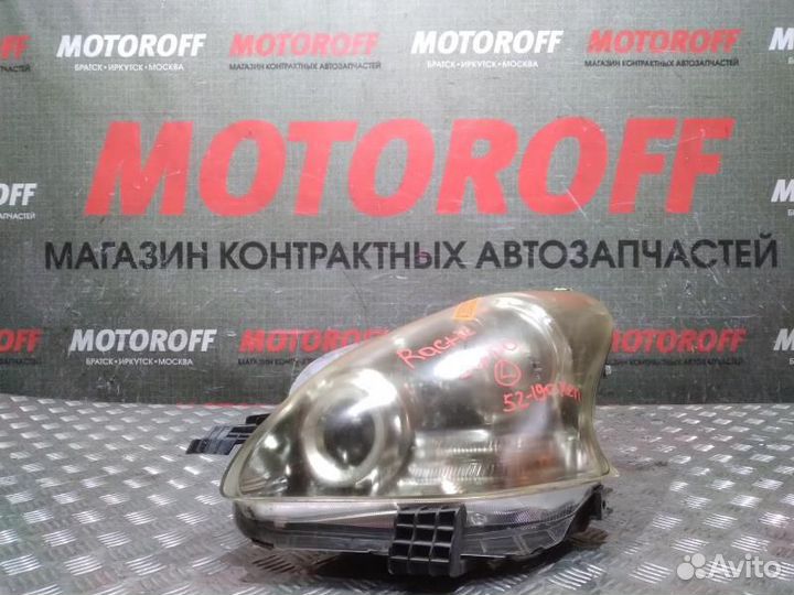 Фара L Рактис NCP100 52-190 ксенон/корректор А328