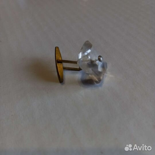 Запонки горный хрусталь СССР