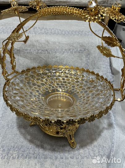 Ваза хрустальная