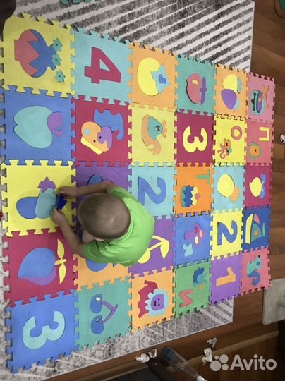 Мягкий коврик пазл