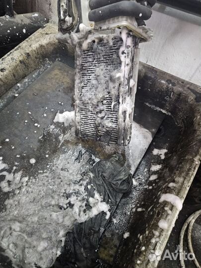 Промывка радиатора печки