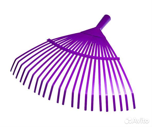 Грабли веерные, пластинчатые, металлическая основ