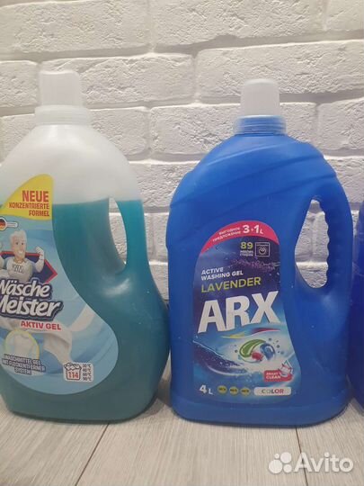 Гели для стирки, бытовая химия