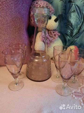 Графин и рюмочки для вина СССР