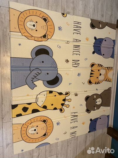 Детский поролоновый коврик развивающий новый