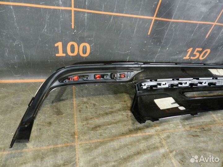 Спойлер бампера заднего - Mercedes-Benz S W222