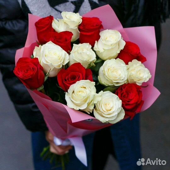 Розы 25/51/101 доставка