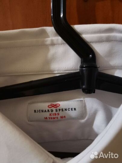 Рубашка белая подростковая 164 рост