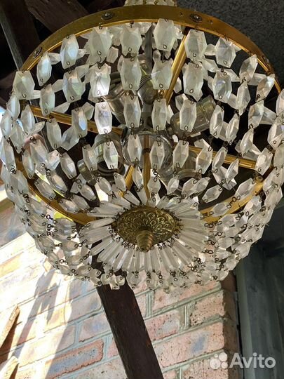 Хрустальная люстра СССР