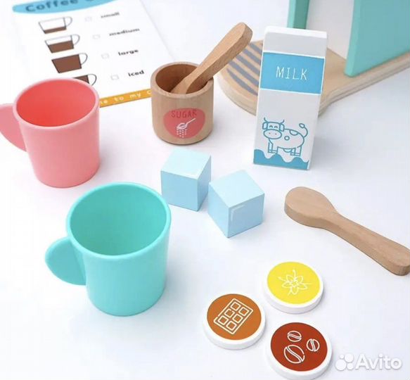 Детская деревянная посуда