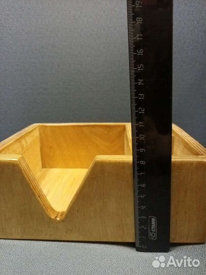 Салфетница деревянная