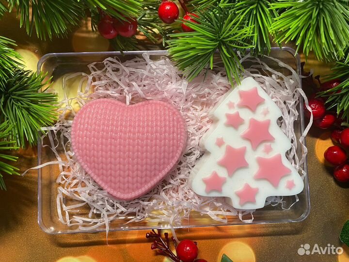 Мыло ручной работы. Подарок на Новый Год