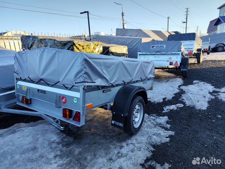 Прицеп «Викинг Про Лайт» 2,0х1,26 с тентом