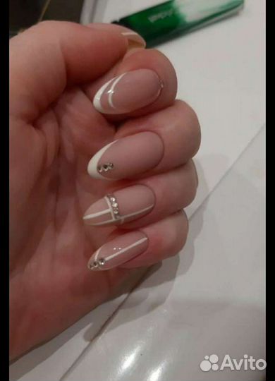 Маникюр на дому наращивание ногтей