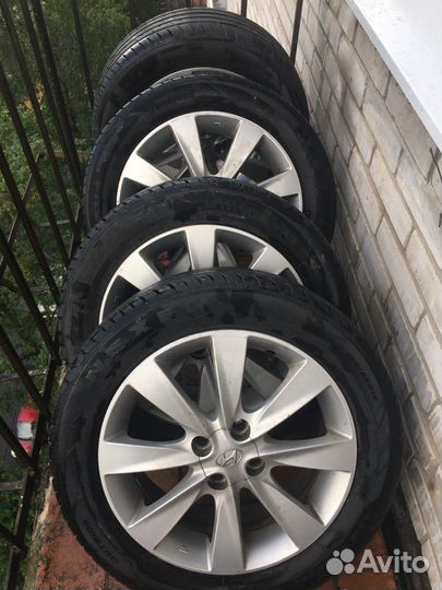 Колеса на hyundai Solaris r16