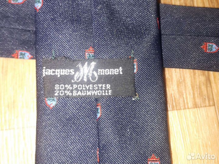 Галстук винтажный 100 шелк