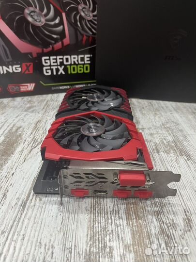 Видеокарта MSI GamingX gtx 1060 6gb