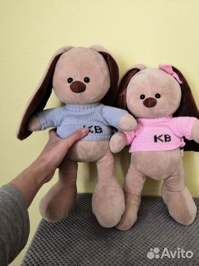 Мягкая игрушка заяц