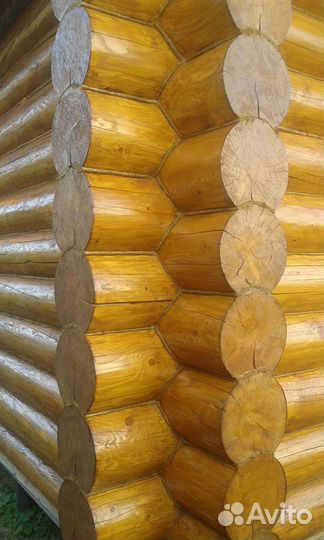 Шлифовка конопатка сруба