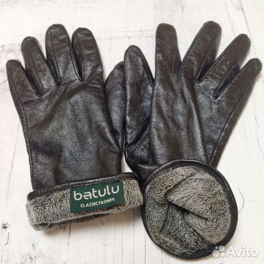 Перчатки кожаные женские 7
