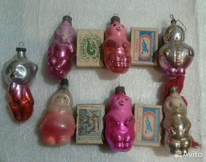 Елочные игрушки СССР 50-60 х годов